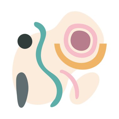 çağdaş sanat eserleri düz biçim simgesi