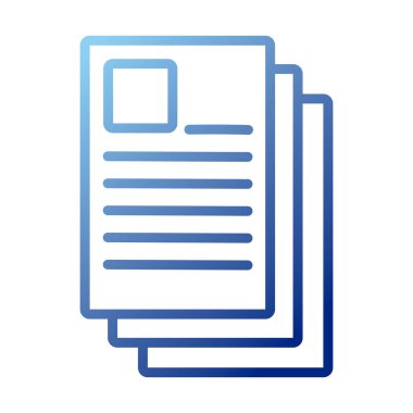 müfredat gradyan biçim simgesine sahip belge belgeleri