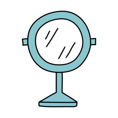 aynaya makyajsız biçim simgesi