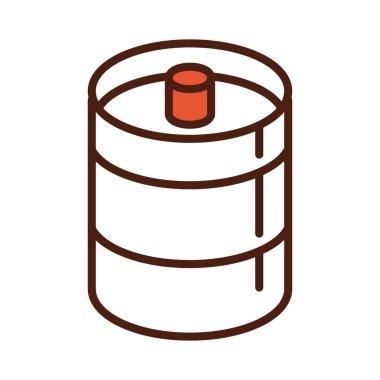 Bira metal fıçısı uluslararası gündüz içkisi ve dolum tarzı