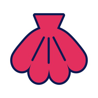 kabuk deniz hayvan hattı ve doldurma biçimi simgesi