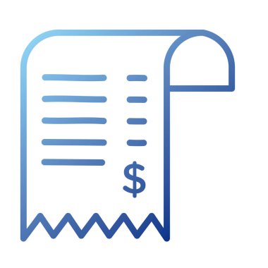 fatura satışı gradyan biçim simgesi