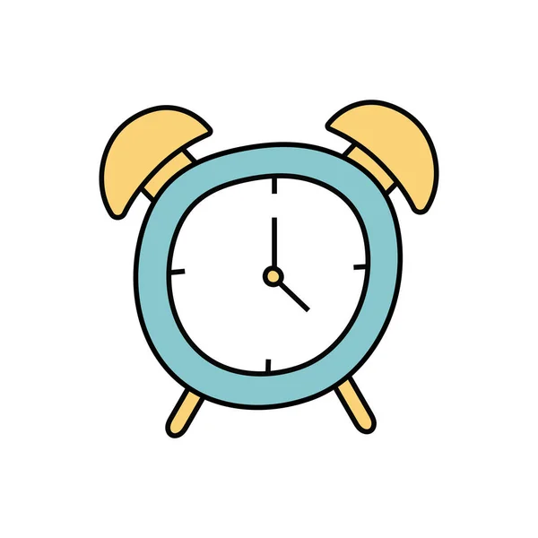 Reloj despertador forma libre iconos de estilo — Vector de stock