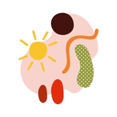 Çağdaş sanat çalışması doku simgesi