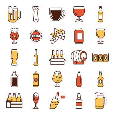 Uluslararası bira günü simgeleri paketi