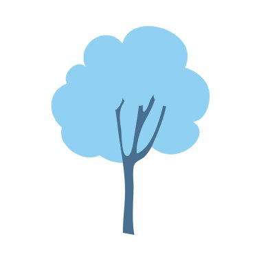 Ağaç bitkisi doğa izole simgesi