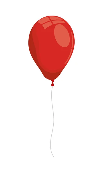 Balão hélio flutuante ícone isolado —  Vetores de Stock