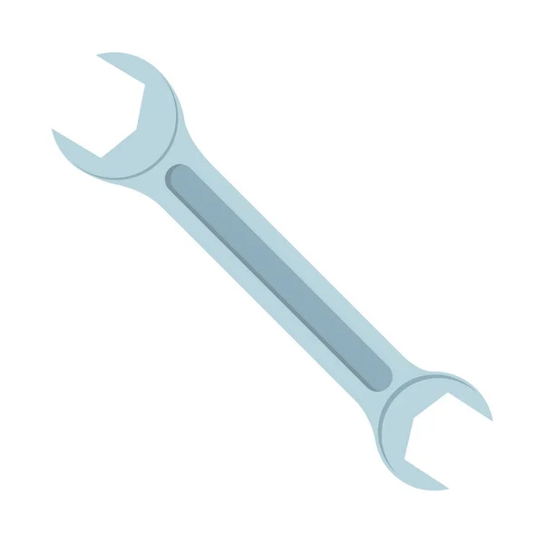 Llave llave herramienta aislada icono — Vector de stock