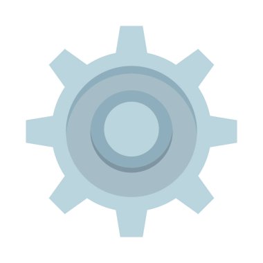 dişli makine aracı izole edilmiş simge