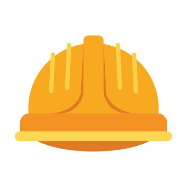 Yapı miğferi aksesuarı izole edilmiş simge