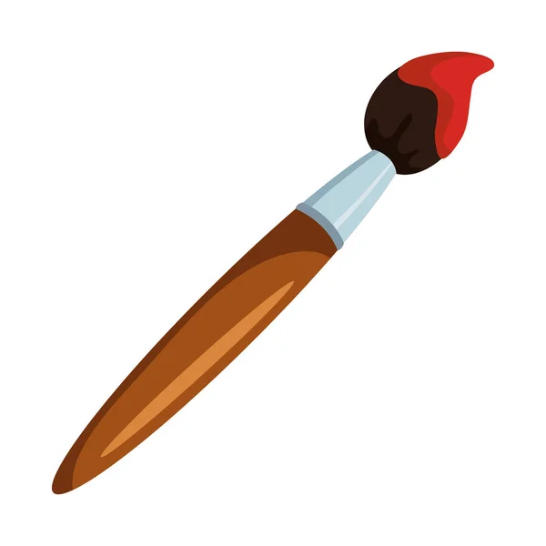 Pinsel Werkzeug isoliert Symbol — Stockvektor