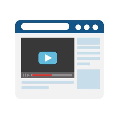 Web sitesi vektör tasarımında oyna