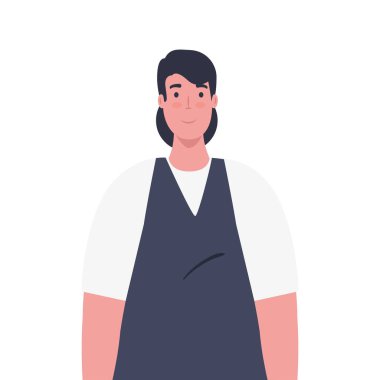 İzole edilmiş Avatar kadın vektör tasarımı