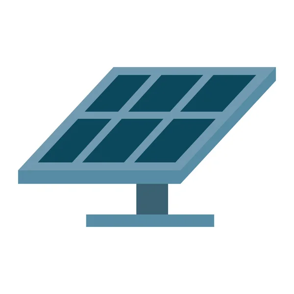 Isoliertes Design von Solarmodulen — Stockvektor