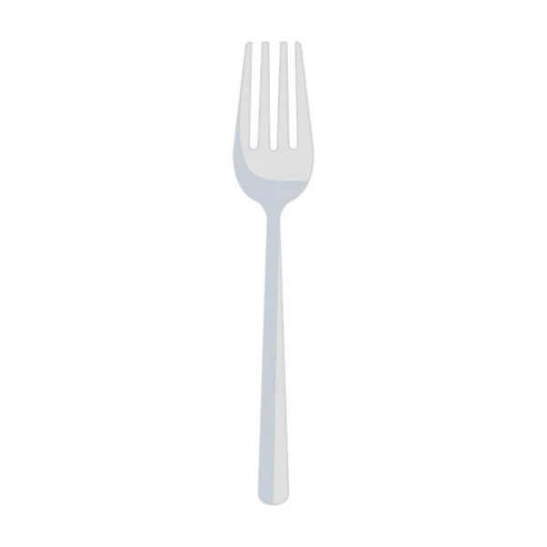Geïsoleerde witte vork vector ontwerp — Stockvector