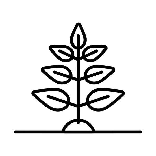 Зростання іконки стилю посіяної рослини — стоковий вектор