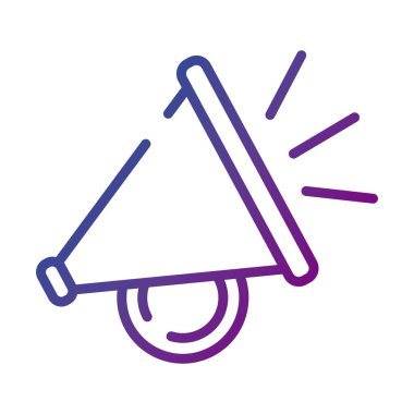 megafon ses gradyan biçim simgesi