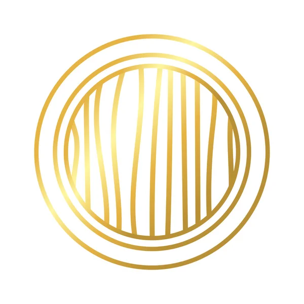 Иконка в виде золотого градиента — стоковый вектор