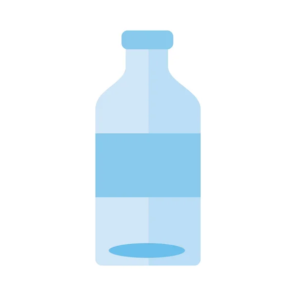 Water bottle drink flat style icon — Stock Vector