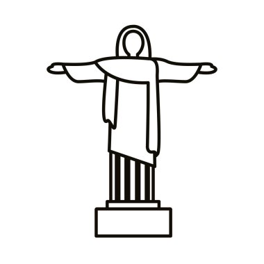 corcovade christ satır biçimi simgesi