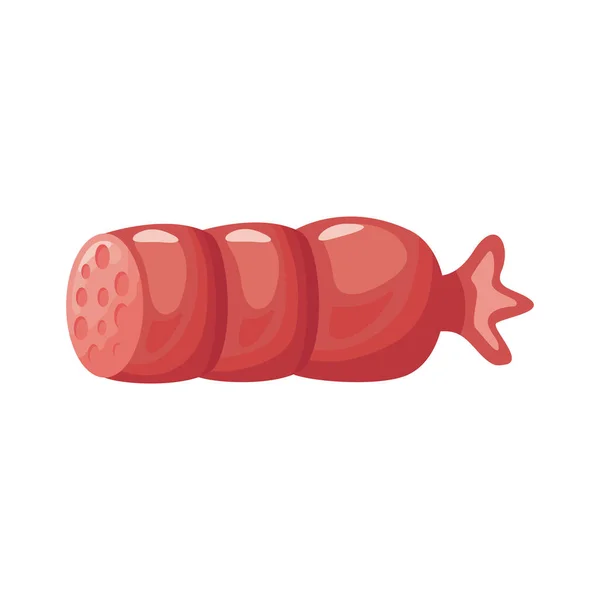 Carne de salchicha icono de estilo detallado — Vector de stock