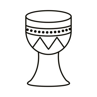 davul enstrüman satır biçimi simgesi