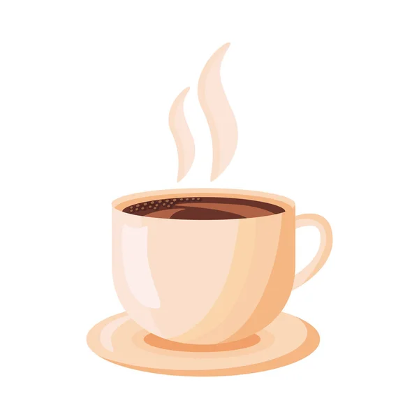 Kaffe kopp dricka detaljerad stil — Stock vektor