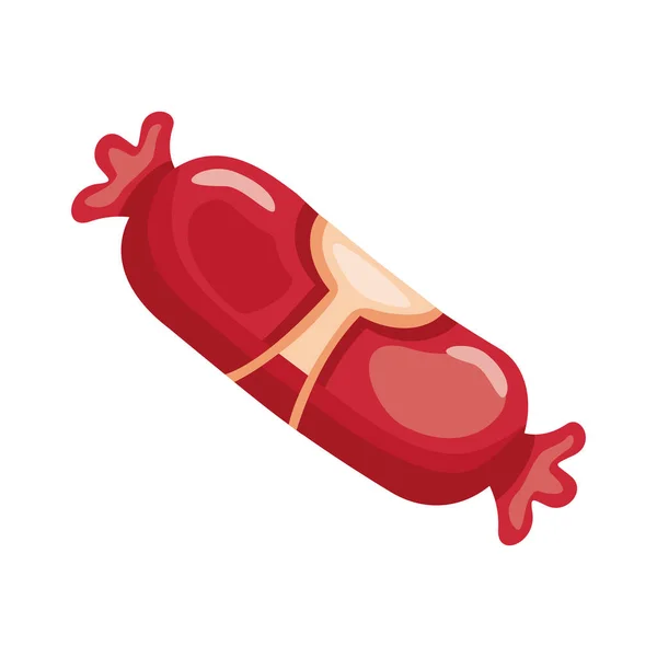 Carne de salchicha icono de estilo detallado — Vector de stock