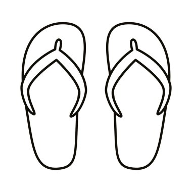 flip flops satır biçimi simgesi