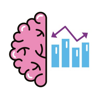 istatistik çubukları satırı olan ve biçim simgesini dolduran insan beyni
