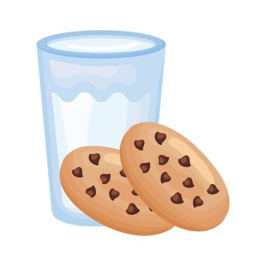 Sağlıklı süt kahvaltısı ayrıntılı biçim simgesi