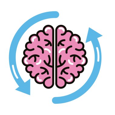 Okları yeniden yükleyen ve biçim simgesini dolduran beyin insan