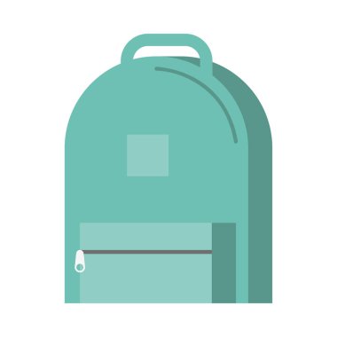 okul çantası ikonu izole edilmiş