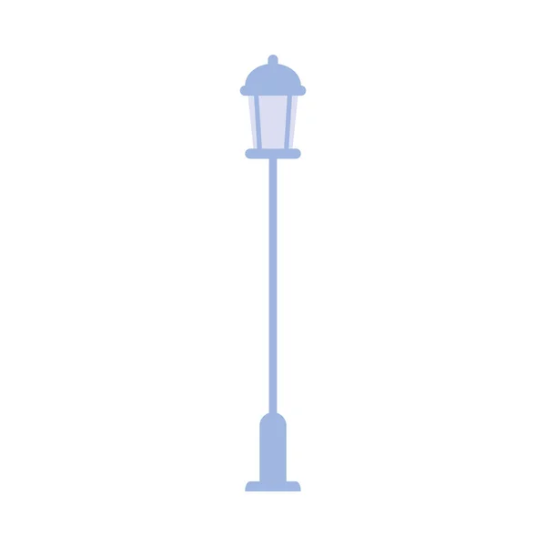 Parque lâmpada post ícone isolado —  Vetores de Stock