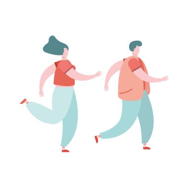 Avatarları çalıştıran genç çift