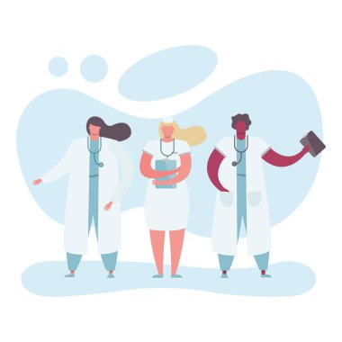 Kontrol listesi karakterli profesyonel doktor kadrosu