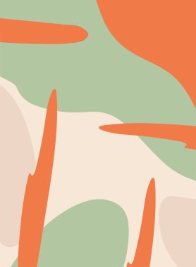 Çağdaş boya işi sanatı soyut stili