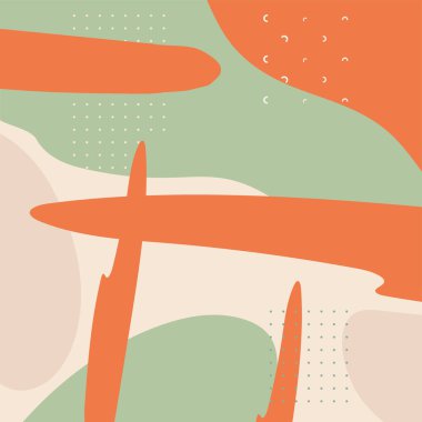 Çağdaş boya işi sanatı soyut stili