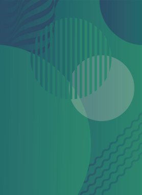 dalgalar ve yeşil arkaplan