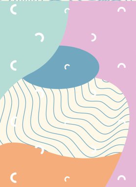 Çağdaş boya işi sanatı soyut stili