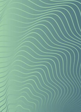 dalgalar ve yeşil arkaplan