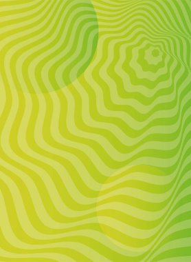 dalgalar ve yeşil arkaplan