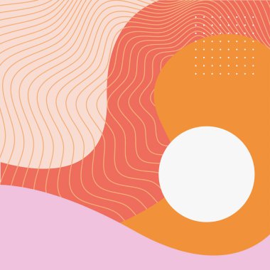 Çağdaş boya işi sanatı soyut stili