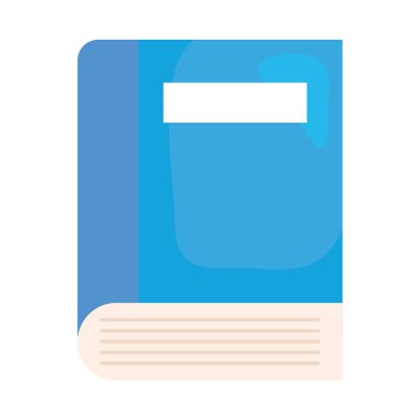 kitap eğitimi simgesi, beyaz arkaplan