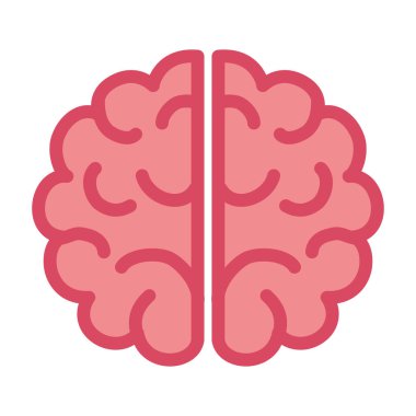 Nöroloji, beyaz arka planda insan beyni