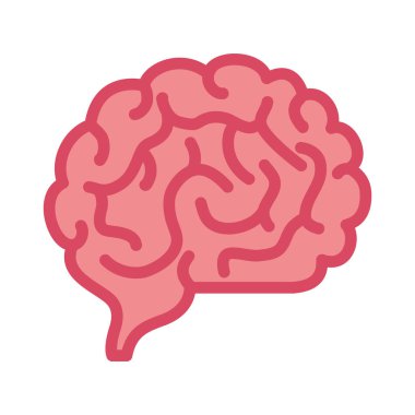 Nöroloji, beyaz arka planda insan beyni