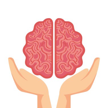 Beyin tutan eller, akıl sağlığının sembolü.