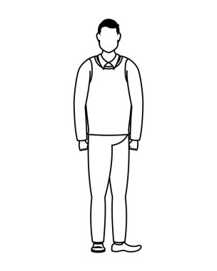 Zarif iş adamı Avatar karakteri