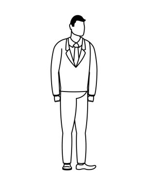 Zarif iş adamı Avatar karakteri