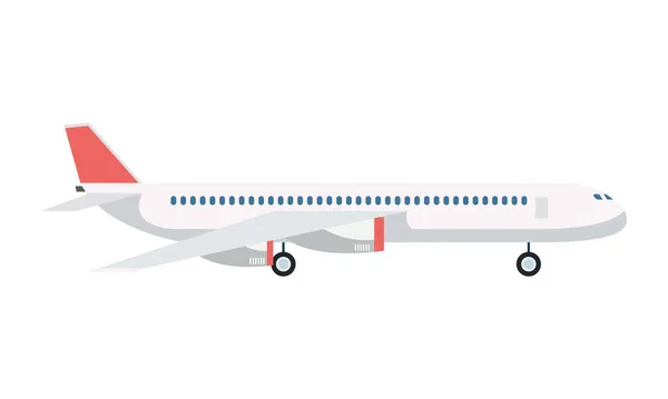 Aereo trasporto aereo icona isolata — Vettoriale Stock